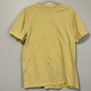 USED Men's Sonoma Shirt Sleeve Round Neck Shirt Color Yellow Size Large